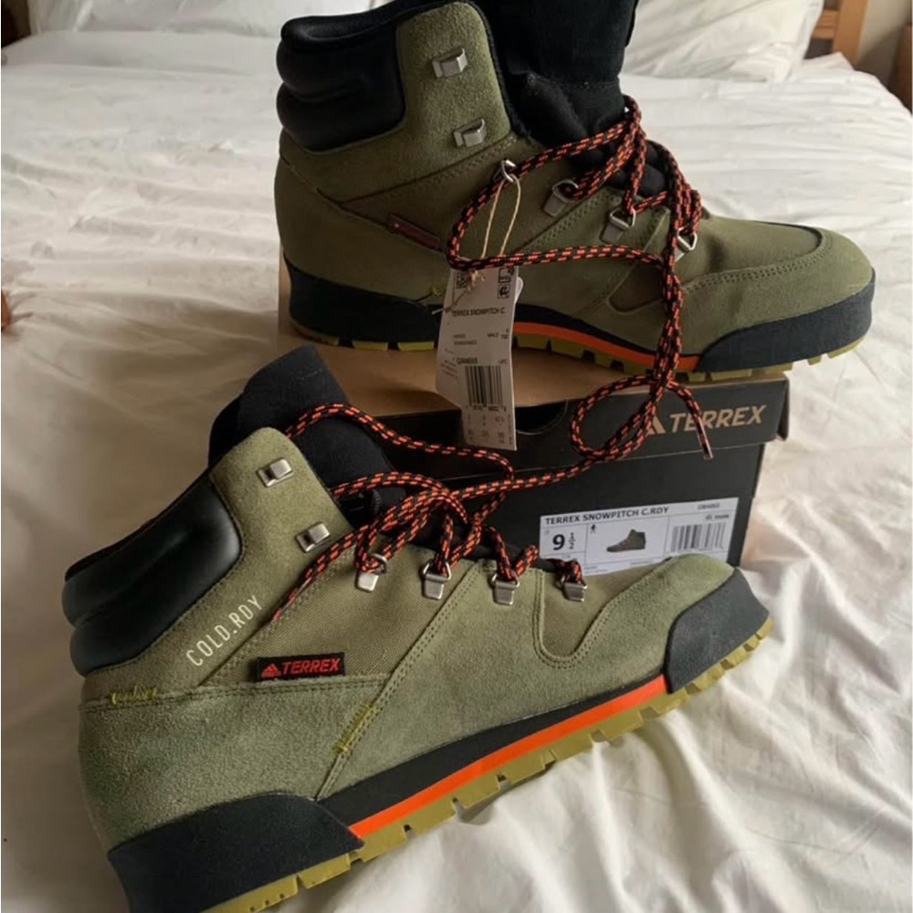 Adidas Terrex Olive Hiking Boots